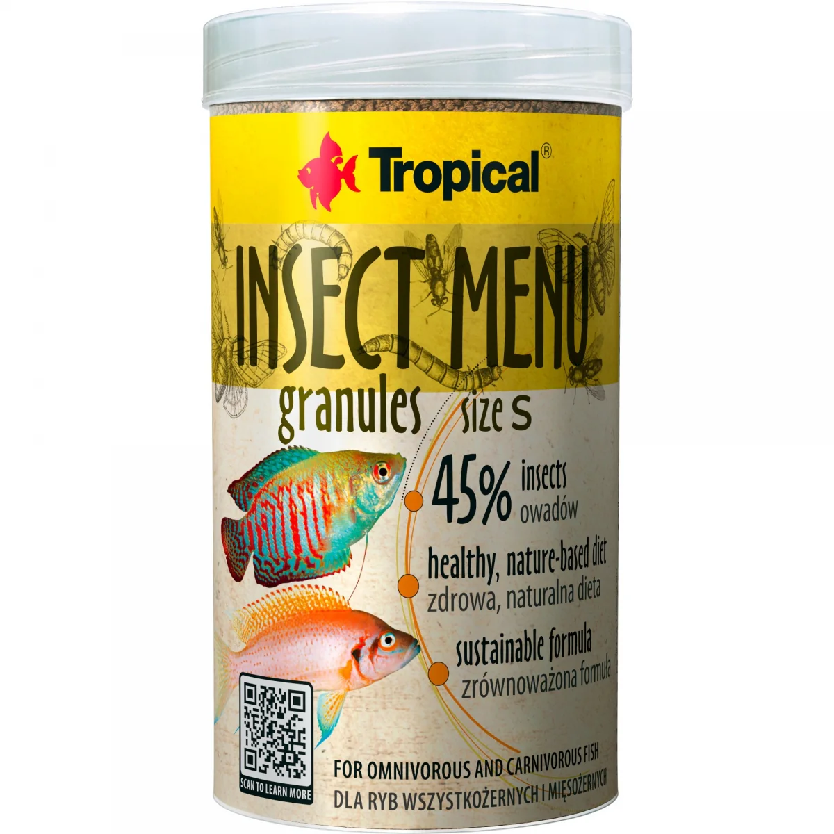 Tropical Insect Menu Granules Size XXS