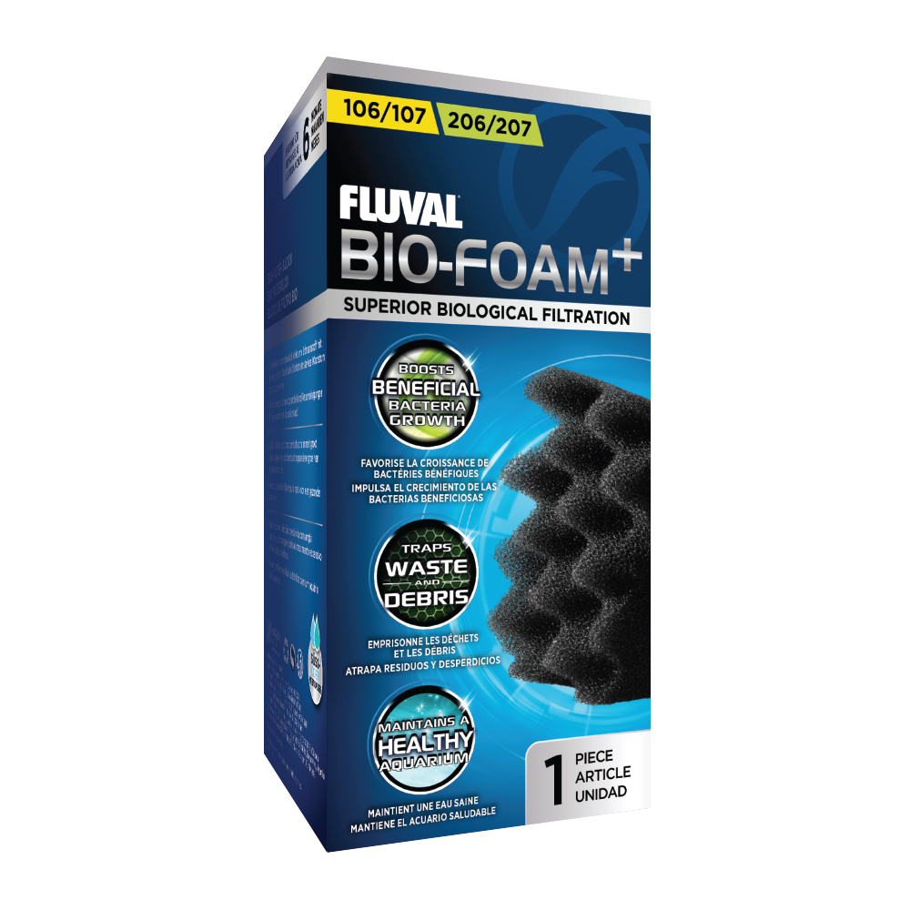 Bio-Foam+ for 106/206, 107/207 Canister Filter, 3-Pack