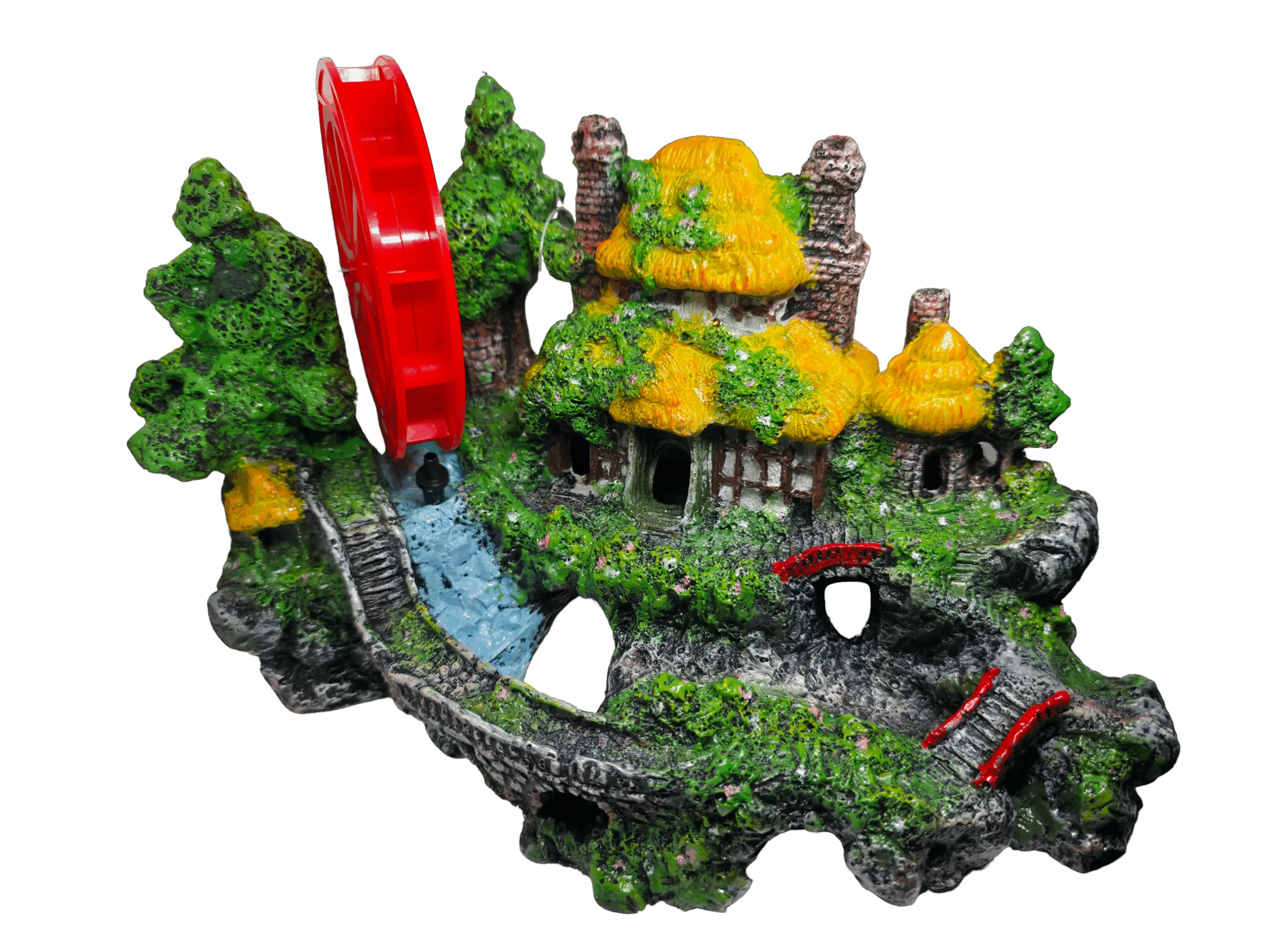 House with Spinning Watermill