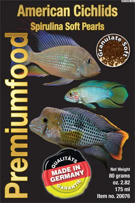 American Cichlid Spirulina Pearls 80g