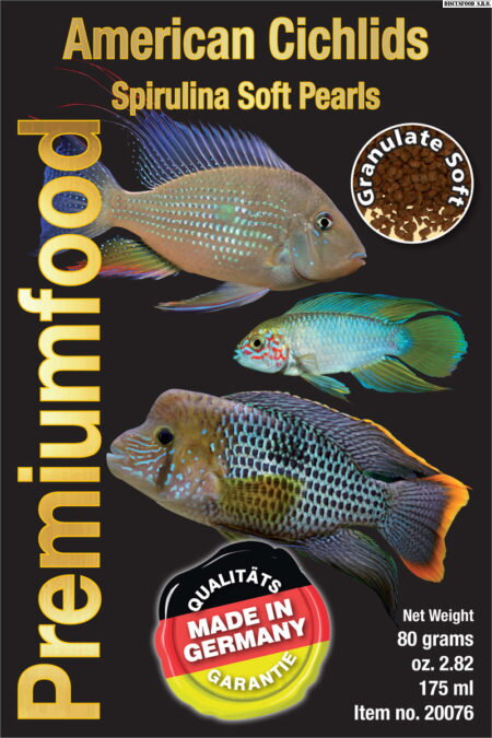 American Cichlid Spirulina Pearls 80g