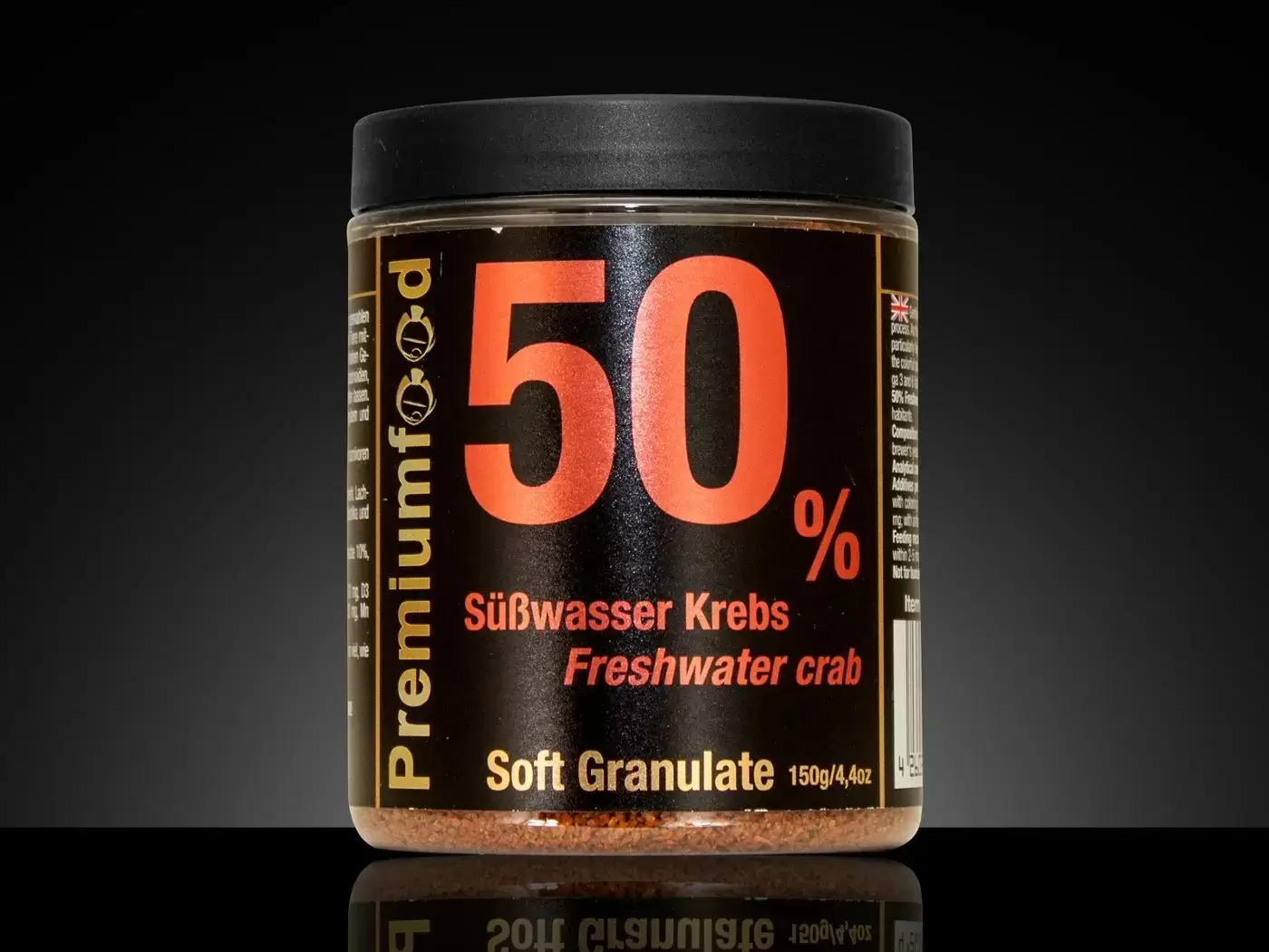 Freshwater Crab 50 % Soft Granulate 150g