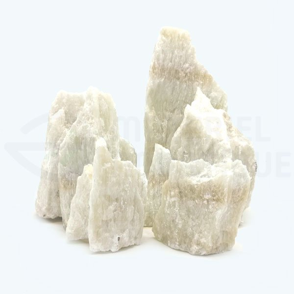 Ice Rock Stone – White Quartzite Stones for Light Mountain Aquascapes
