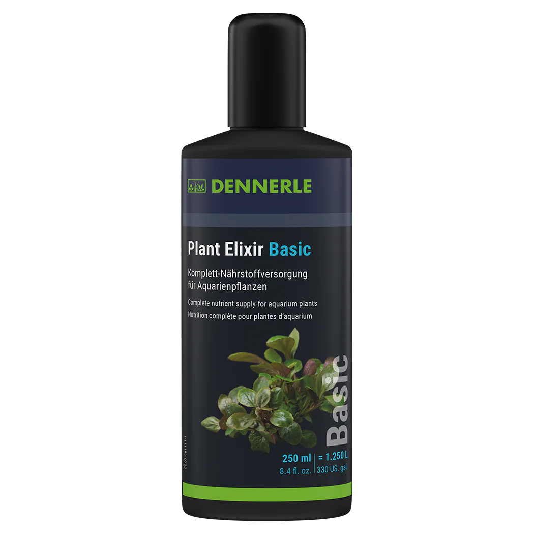 Dennerle Plant Elixir Basic – Universal Liquid Fertilizer for Lush Aquatic Plants (250 ml)