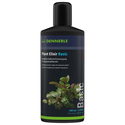 Dennerle Plant Elixir Basic – Universal Liquid Fertilizer for Lush Aquatic Plants (500 ml)