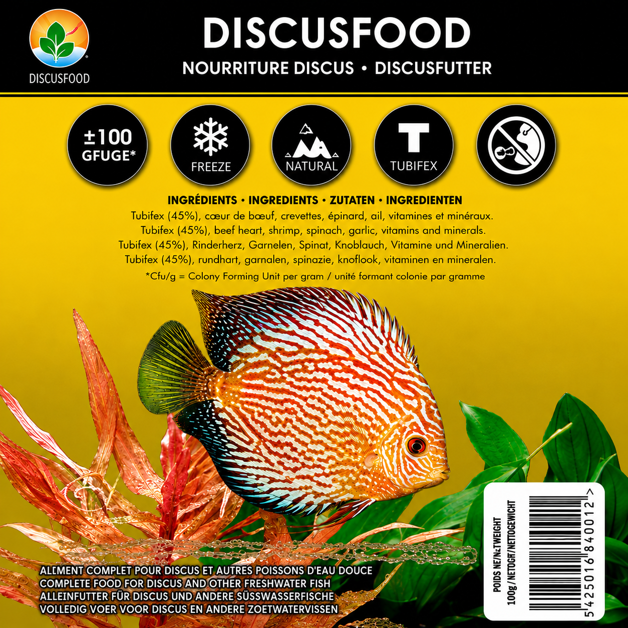 Stoffels Discusfood Intensive Red (100g Blister)