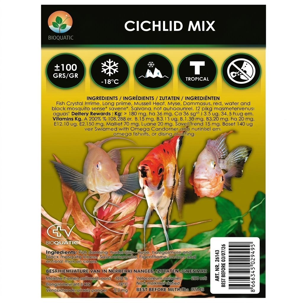 Stoffels Cichlid Mix 100g Blister Pack