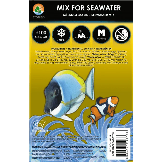 Stoffels Mix for saltwater fish, 100 g - Blister