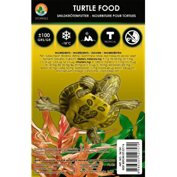 Stoffels Turtle Food – 100g Blister Pack