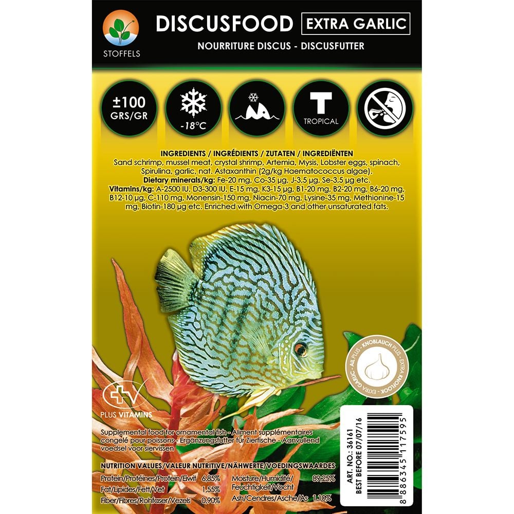 Stoffels Discusfood – 100g Blister Pack